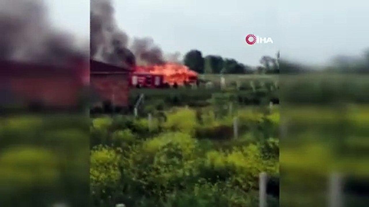 Bağ evinde yangın