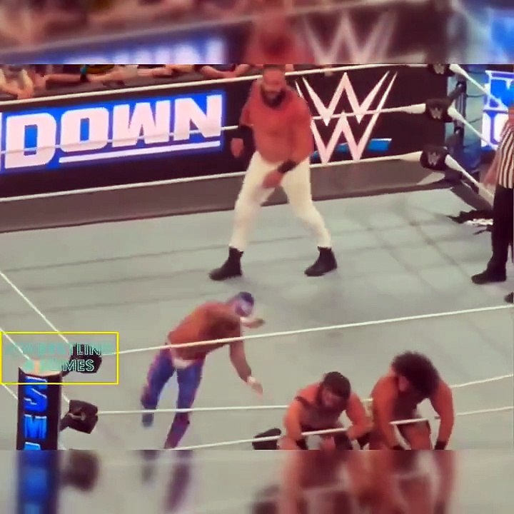 Braun Strowman & Rey mysterio destroy JD McDonagh & Carlito after WWE SMACKDOWN went off air