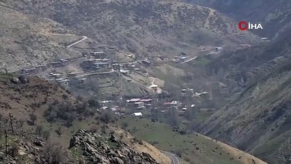 Şırnak'ta zirvelerdeki kar erimeye başladı
