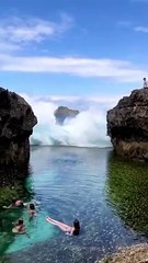 The terrifying moment of nature