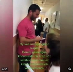 Suudi Arabistan'da oy kullanmak için başkonsolosluğa giden Türk vatandaşının isyanı. Türkten çok Arap var oy kullanıyorlar