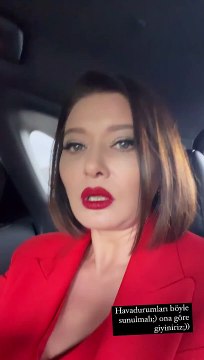 Nurgül Yeşilçay videoyu örnek olması dileğiyle paylaştı. Hava durumları böyle sunulmalı