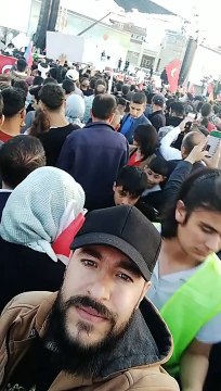 Suriyeli insan kaçakçısı Erdoğan’ın mitingine gitti. 'Güvenli ve garantili geçiş' paylaşımı yapmıştı