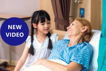 The joy of bringing your child to visit the elderly