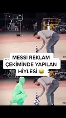 Messi'nin yeşil ekran hilesi yaptığı video ortaya çıktı