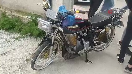 Çorum’da hafif ticari araç ve motosiklet çarpıştı: 1 yaralı