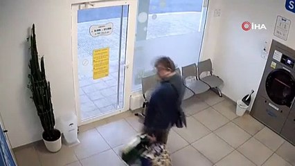 Çamaşır kurutma makinesi bomba gibi patladı. Son anda ölümden döndü