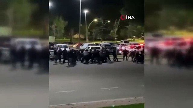 2 grup birbirine girdi son sözü çevik kuvvet söyledi