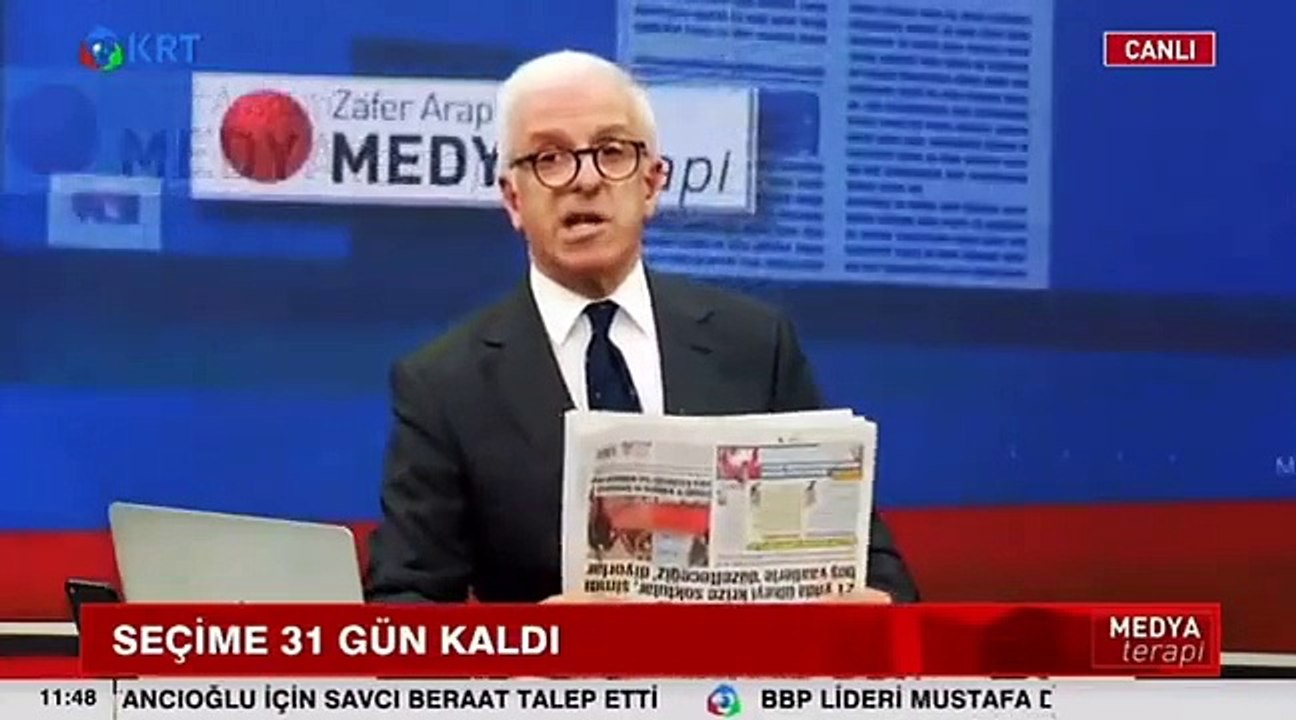 Zafer Arapkirli bakana devletin nasıl soyulduğunu gösterdi. Reklam hortumcusu gazeteleri tek tek saydı
