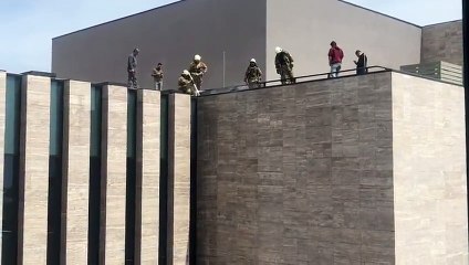 Flaş... Flaş... Taksim Atatürk Kültür Merkezi'nde yangın çıktı