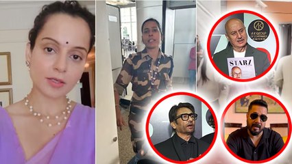Kangana Ranaut Slap Controversy: Anupam Kher to Mika Singh & Othe Bollywood Celebs Support Reaction