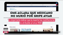 OMS aclara que mexicano no murió por gripe aviar