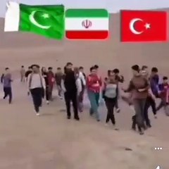 Afganlar Pakistanlılar Suriyeliler akın akın geliyorlar. Görüntüler bu hafta çekildi