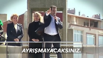 İmamoğlu vatandaşa böyle seslendi. Atatürk gibi bakan insanların bu memleketi yönetmesini istiyoruz deyin
