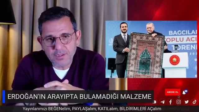 Fatih Portakal da seccade polemiğine katıldı. Seccade Arapça'da halı demek bunun dini kutsallıkla bir alakası yok!