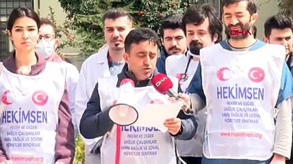 Ankara Sanatoryum Hastanesi'nde doktora yumruklu saldırıya protesto