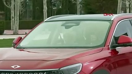 Cumhurbaşkanı Erdoğan, eşi adına tescilli Togg’un test sürüşünü gerçekleştirdi