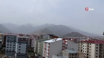 Erzurum'u toz bulutu kapladı