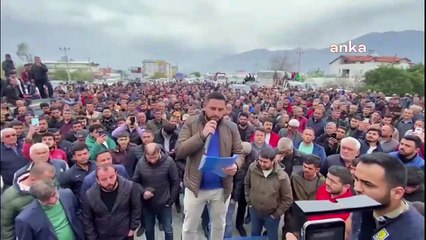 Çiftçiler karayolunu kapatarak bakanlığı protesto etti