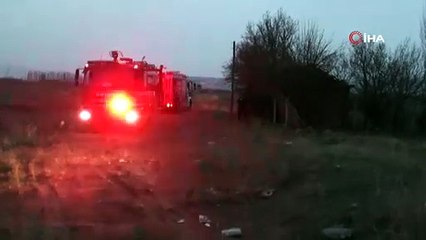 Metruk binadaki yangın paniğe neden oldu