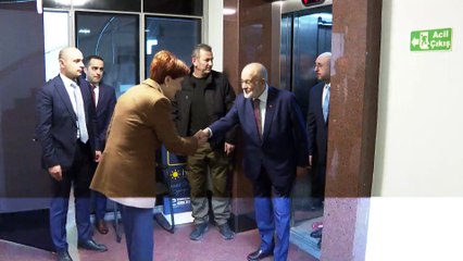 Meral Akşener, Temel Karamollaoğlu'nu kabul etti