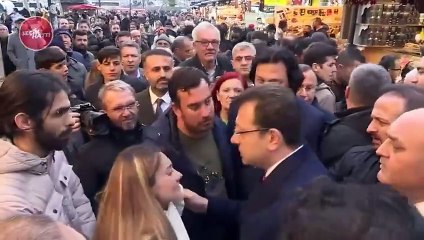 İmamoğlu ile karşılaşan Antakyalı depremzede ağlamamak için kendini zor tuttu: Kimse gelmemişken siz oradaydınız