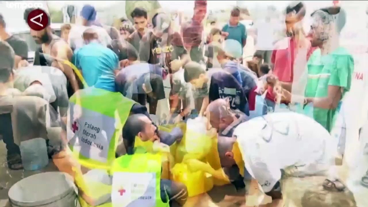 Misi Kemanusiaan Relawan PMI di Kota Gaza dan Khan Younis