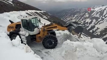 Muş'ta kar kalınlığı 5 metreyi aştı