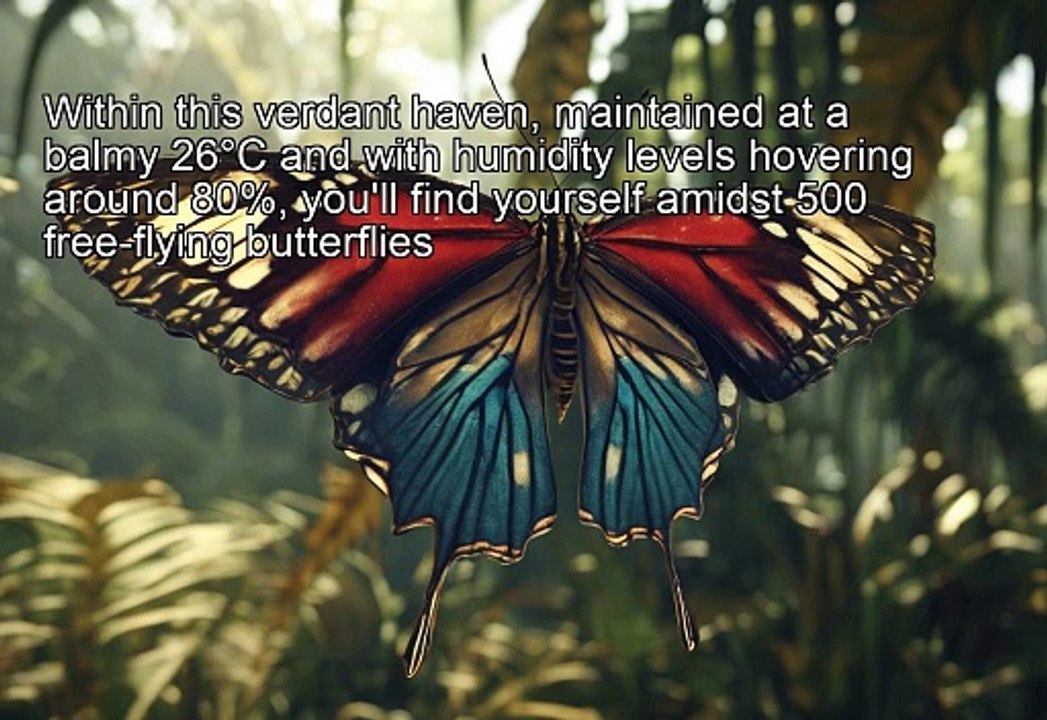 "Fluttering Oasis: A Tropical Butterfly Spectacle"