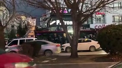 Kafeye pompalı tüfekli saldırı