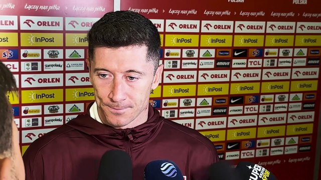 Robert Lewandowski po meczu Polska Ukraina