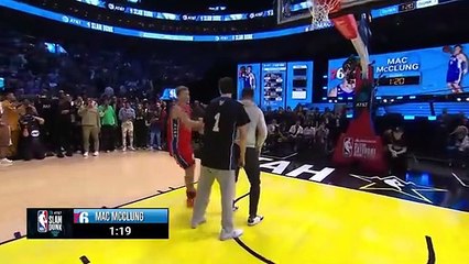 Nba All-Star'da smaç yarışmasının şampiyonu belli oldu. McClung ağızları açık bıraktı