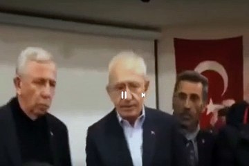 Kılıçdaroğlu deprem bölgesinde kendi lehine atılan sloganı eliyle susturdu