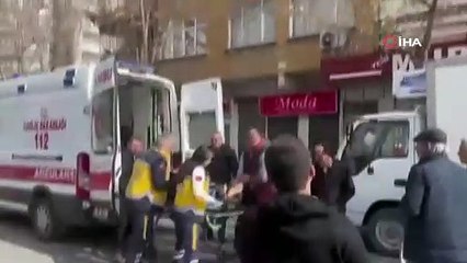 Kavga ettikleri kişiyi 2 kattan aşağı attılar