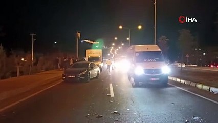 Mardin’de dört araç zincirleme kaza yaptı: 3 yaralı