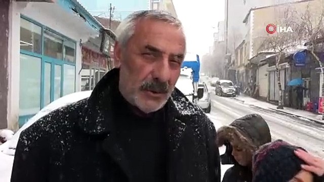 Ardahan mart ayında yağan karla beyaza büründü