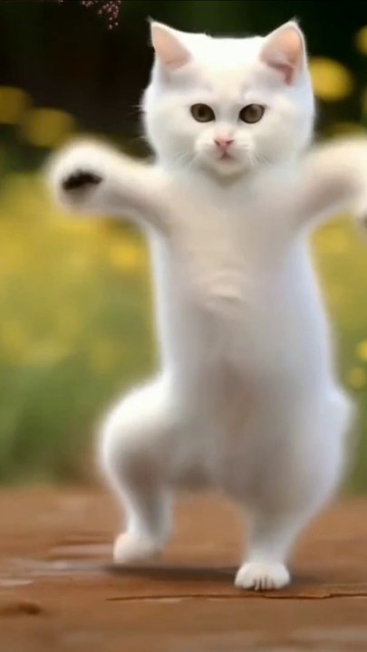 Funny dancing cat fun lovely