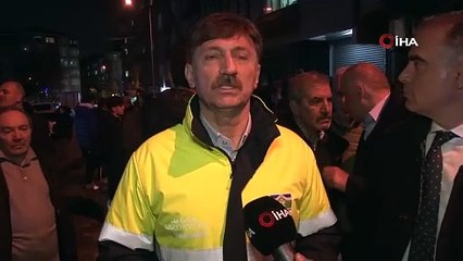 Büyük bir gürültüyle bir anda çöktü: İstanbul’da korku dolu anlar