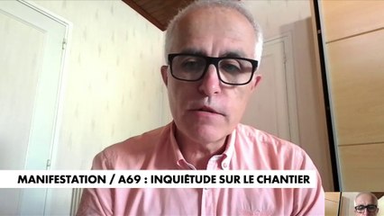 Walter Guyonvarch annonce que malgré les dégradations, le chantier sur l'A69 avance.