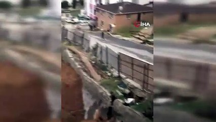 İstanbul daha şimdiden çökmeye başladı. Hemen ekipler sevk edildi