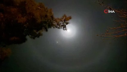 Ay’ın bu görüntüsü deprem bölgesinde tedirginlik yarattı