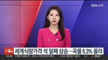 세계식량가격 석 달째 상승…곡물 6.3% 올라