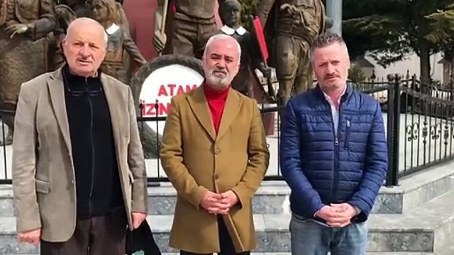 Kızılay Uşak'ın Banaz ilçesinde protesto edildi