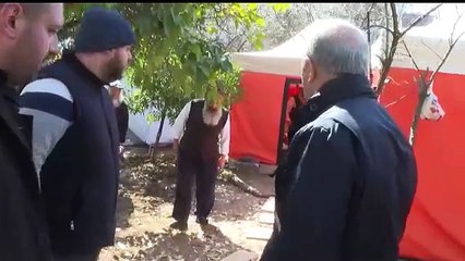 Bakan Akar depremin vurduğu Hatay'ın ilçelerini inceledi