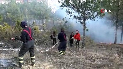 Topladığı çöpleri yakmak isterken ormanı yaktı