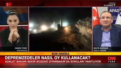 Depremzedeler nasıl oy kullanacak? Adalet Bakanı Bozdağ herkesin merak ettiği o soruyu cevapladı