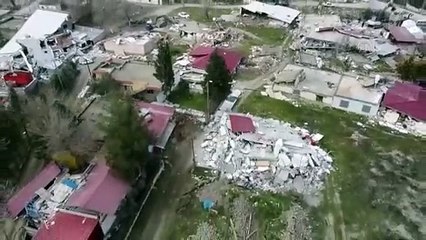 Fay hattının geçtiği 140 haneli Ördekdede Mahallesi enkaza döndü