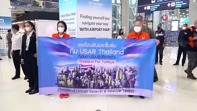 Tayland arama kurtarma ekibini Başbakan Prayut karşıladı