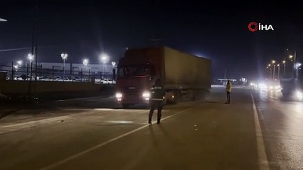 Konya'da deprem yardımı araçları arasına karışan tırdan 7 buçuk milyonluk kaçak sigara çıktı