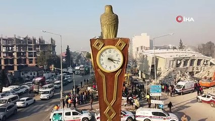 Her yer yıkıldı o ayakta kaldı... Ölüm saatinde takılı kaldı